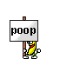 poop sign